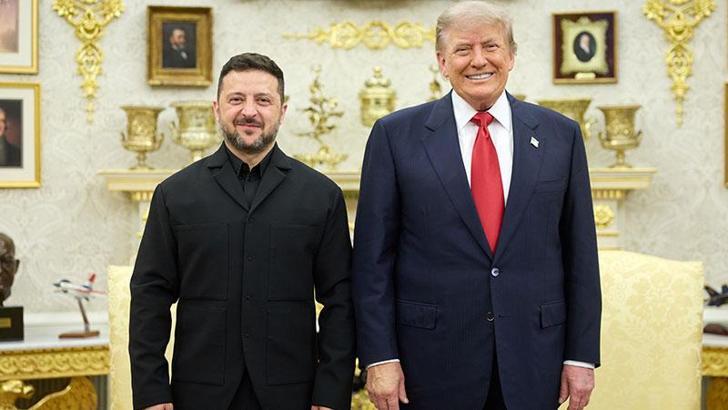 Trump, Zelenskiy ile Beyaz Saray'da görüştü