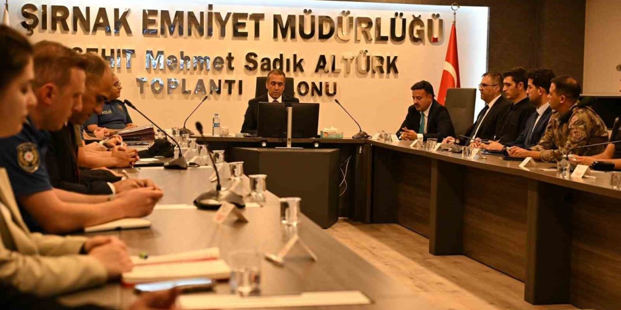 Şırnak’ta huzur için yeni yol haritası belirlendi