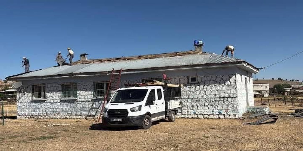 Diyarbakır'ın Çermik ilçesinde okullar yeni eğitim ve öğretim yılına hazırlanıyor