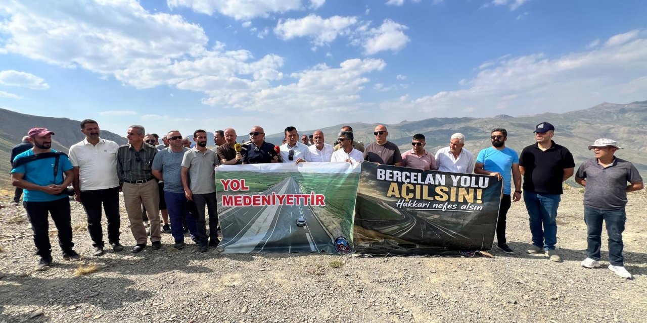 Hakkâri’de Berçelan yolu için çağrı: “Yatırım programına alınsın”