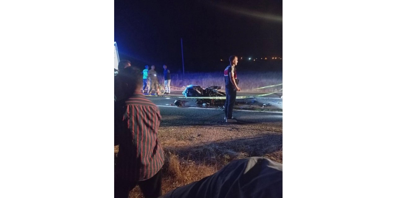 Diyarbakır’da motosiklet iş makinesine arkadan çarptı: 1 kişi öldü