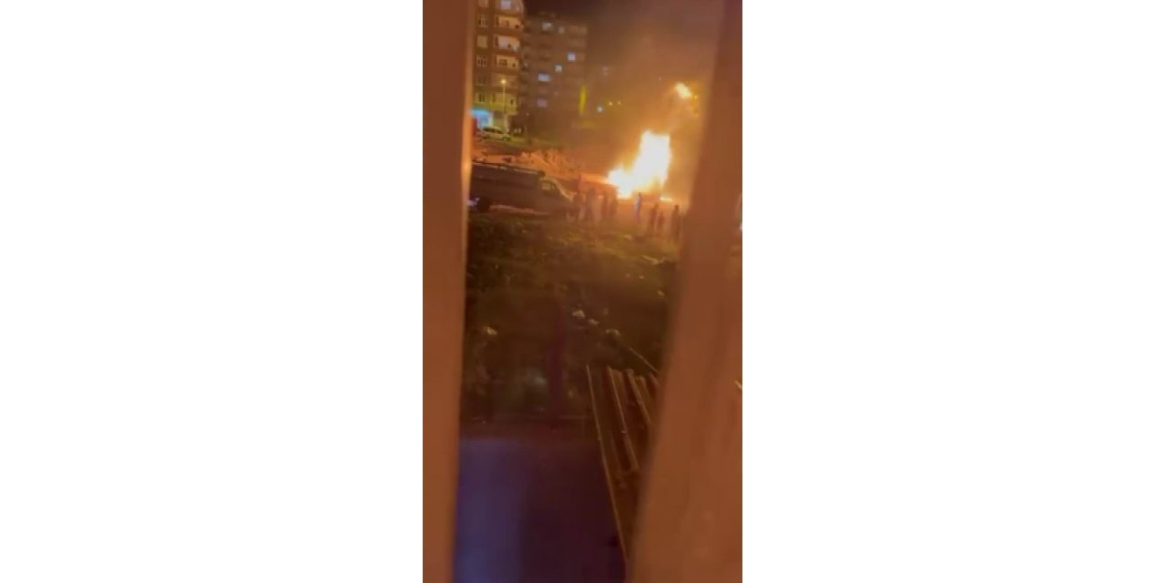 Diyarbakır’da Direkhane Sitesi’nde yangın
