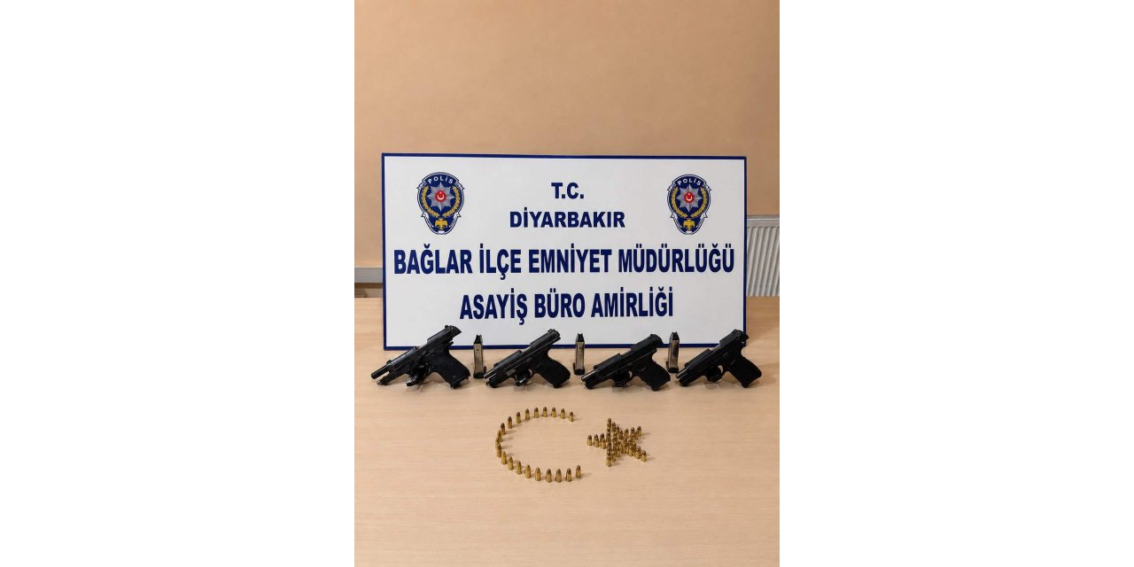 Silahlı kavganın şüphelileri silahlarla birlikte yakalandı