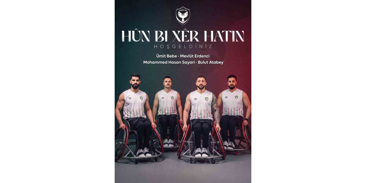Amed Spor Engelsiz Basketbol Takımı’ndan 4 transfer