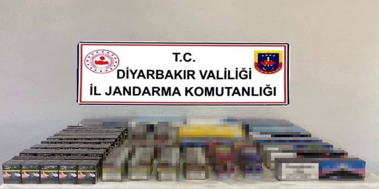 Diyarbakır’da çok sayıda gümrük kaçağı malzeme yakalandı