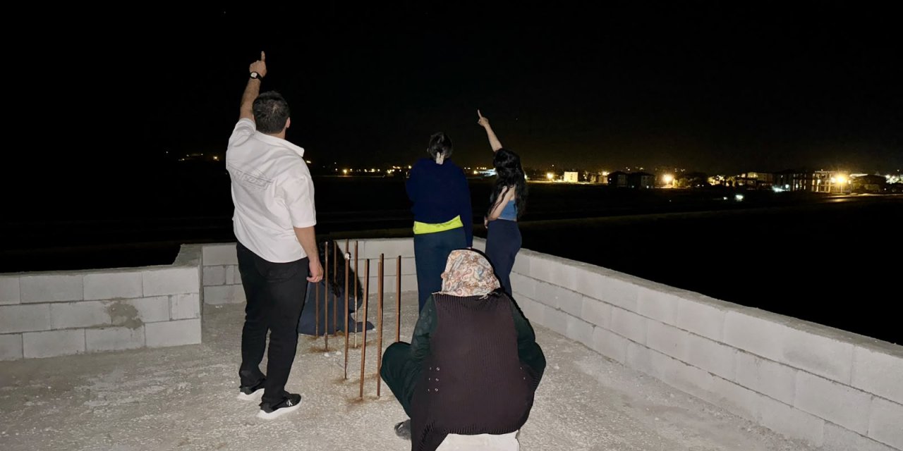 Yüksekova’da Perseid meteor yağmuru gözlemlendi