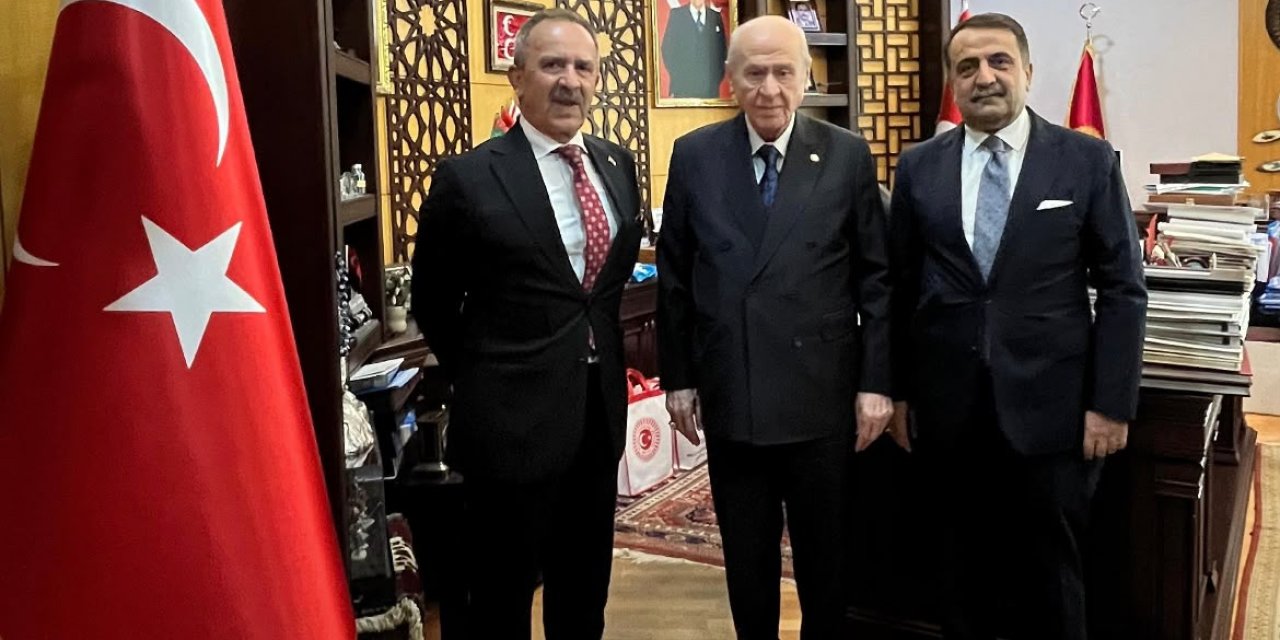Zeydan ve Piruzbeyoğlu’ndan Bahçeli’ye ziyaret