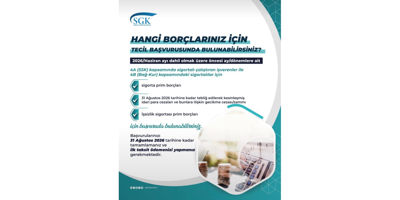 SGK tecil uygulamasında yeni düzenleme