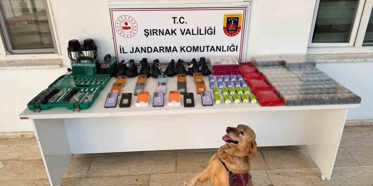 Şırnak’ta kaçakçılık operasyonu: 26 milyon liralık kaçak malzeme ele geçirildi