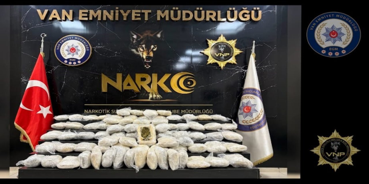 Başkale'de 48 kilo esrar ele geçirildi