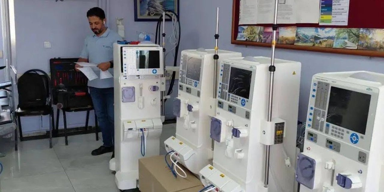 Cizre'de diyaliz cihazları yenilendi