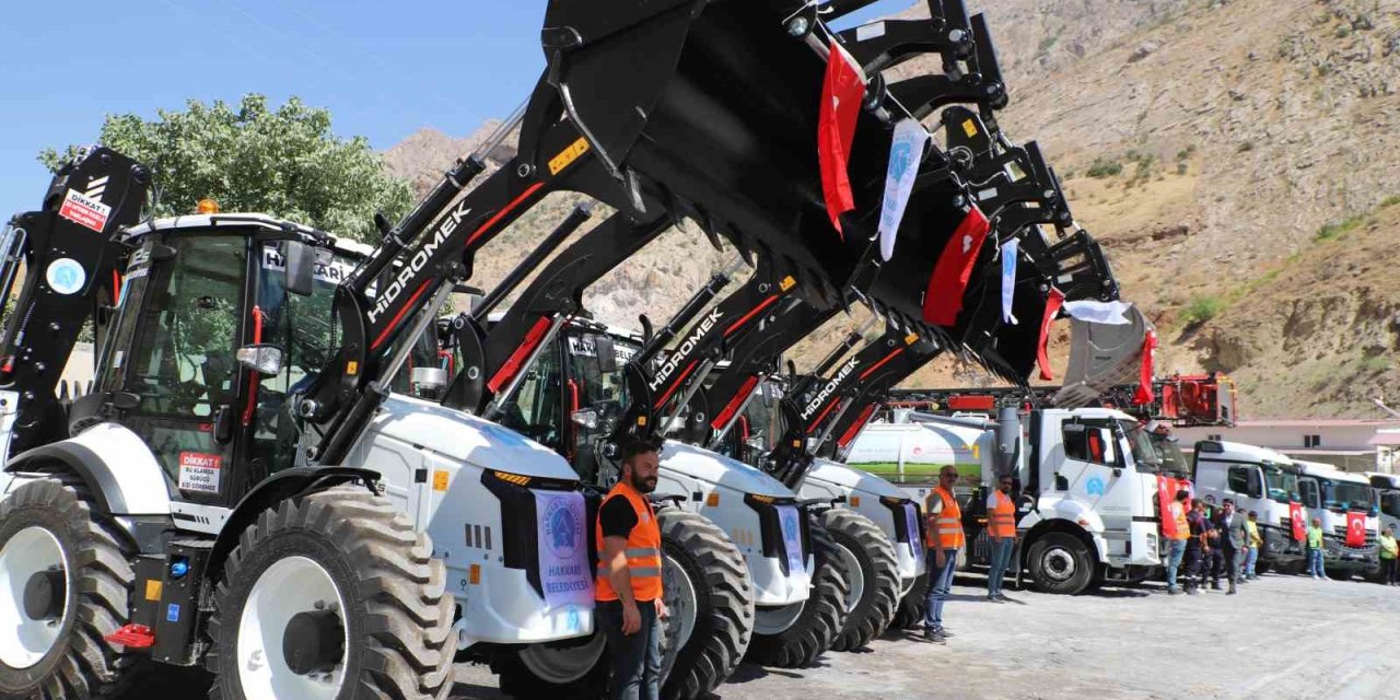 Hakkâri’de 128 milyon liralık araç takviyesi