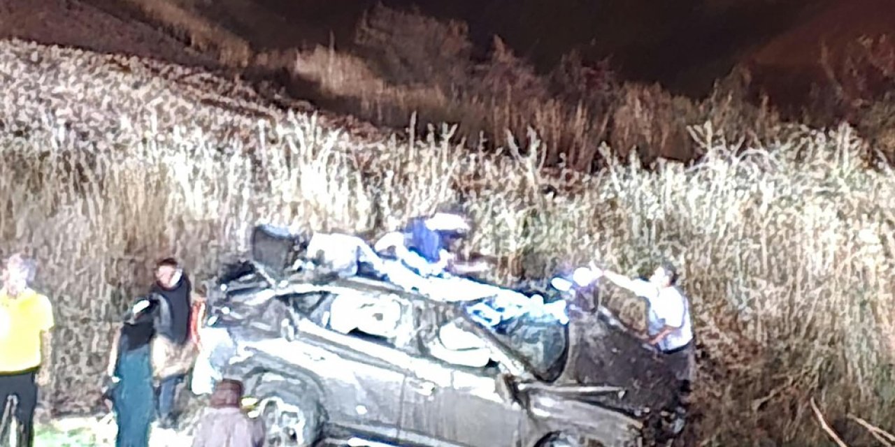 Diyarbakır’da kaza: 2 ölü, 1 yaralı
