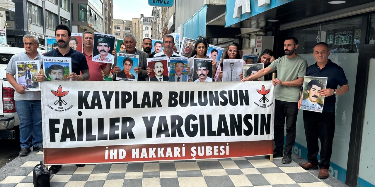 İHD Hakkari ve kayıp yakınları Mehmet Ertak için adalet talep etti