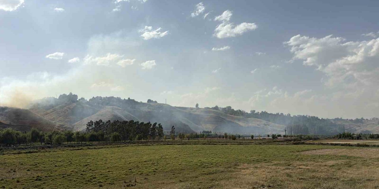 Ahlat’ta örtü yangını söndürüldü