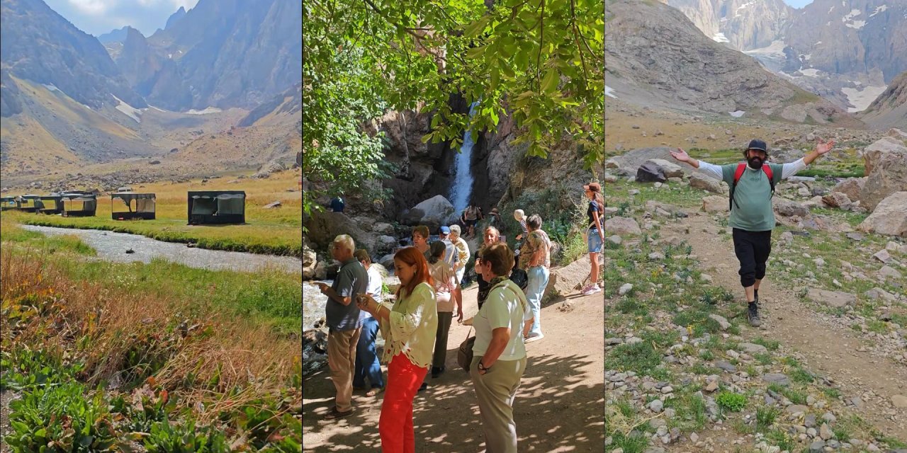 Hakkari’nin eşsiz doğasına hayran kaldılar