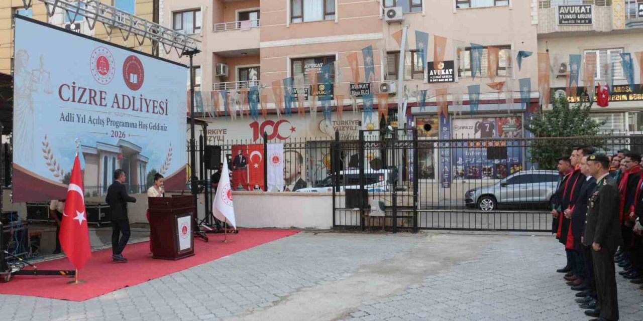 Cizre Adalet Sarayı’nda adli yıl açılışı yapıldı