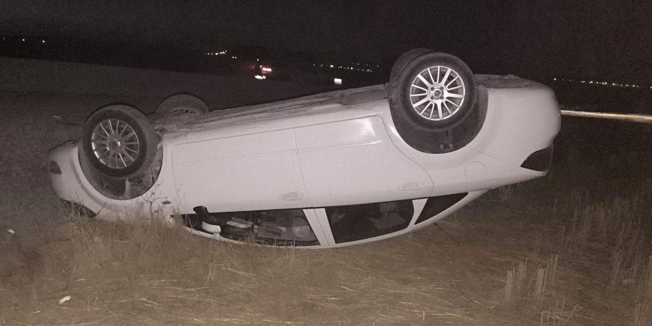Diyarbakır’da otomobil takla attı: 1 yaralı
