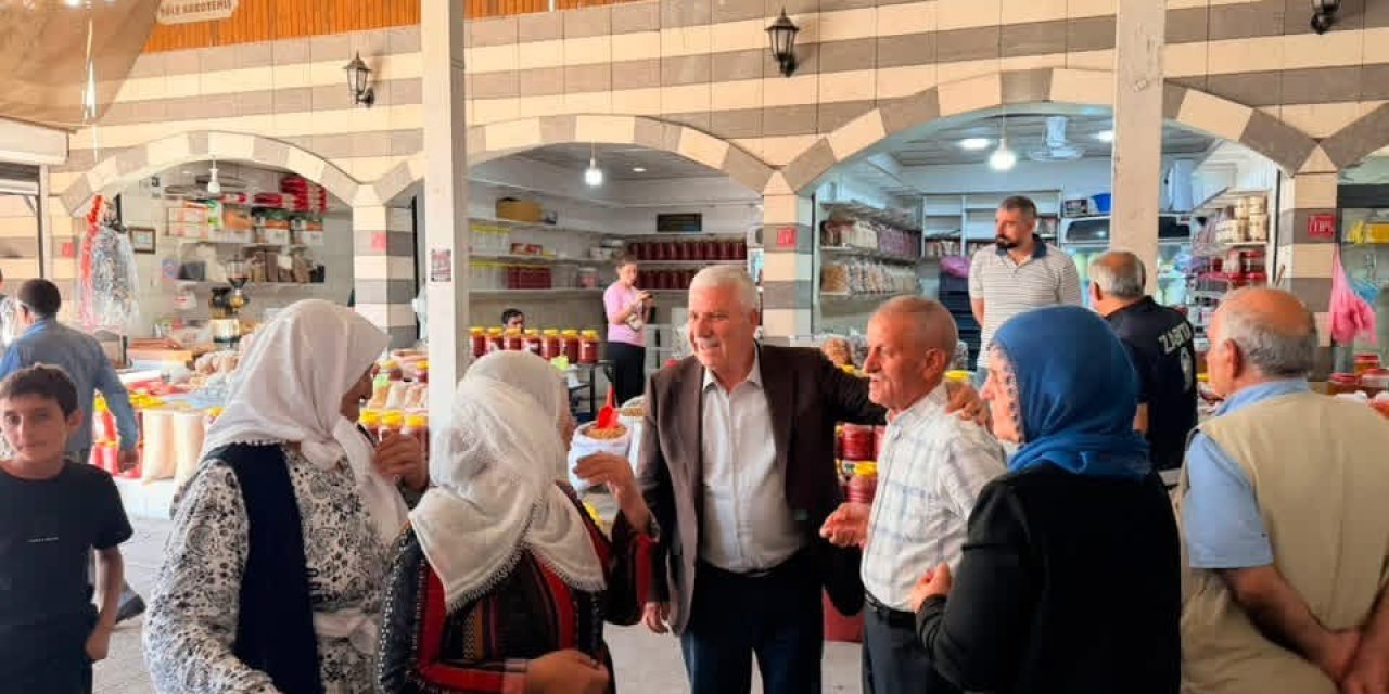 Çermik Belediye Başkanı Karamehmetoğlu vatandaşlarla buluştu