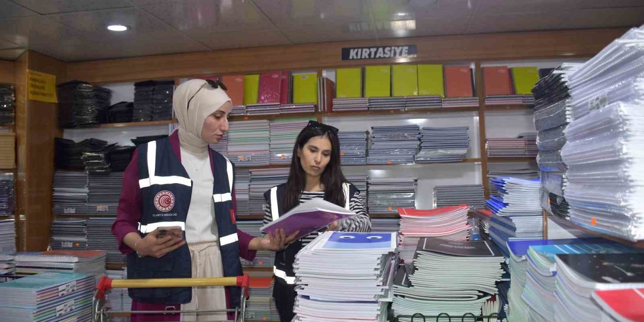 Van’da kırtasiyelerde okul sezonu öncesi denetim