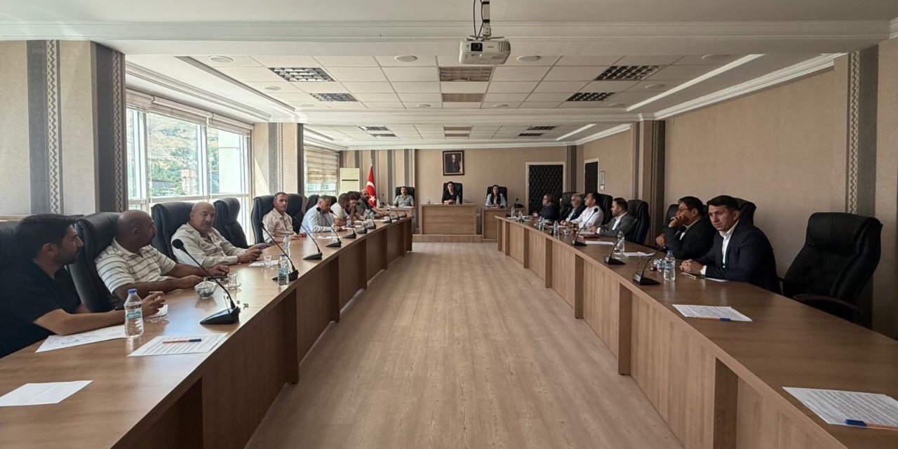 Hakkâri İl Genel Meclisi Eylül ayı toplantısını tamamladı