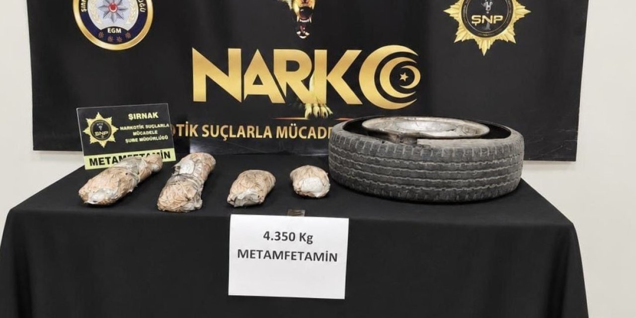 Şırnak’ta 4 kilo metamfetamin ele geçirildi