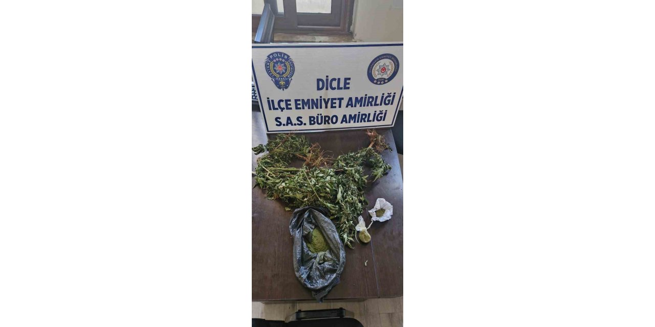 Diyarbakır'da polisin ’dur’ ihtarına uymadı, üzerinde ve evinde uyuşturucu çıktı