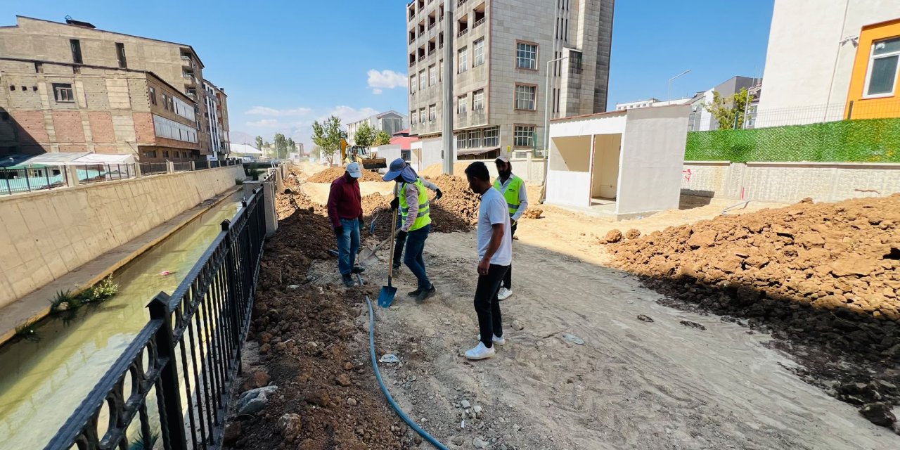 Çaycılar Sokağı’nda son aşama: Peyzaj çalışmaları başladı