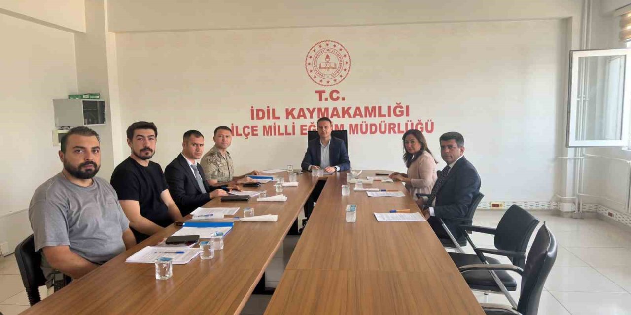 İdil’de ‘eğitimde güvenlik ve koordinasyon toplantısı’ yapıldı
