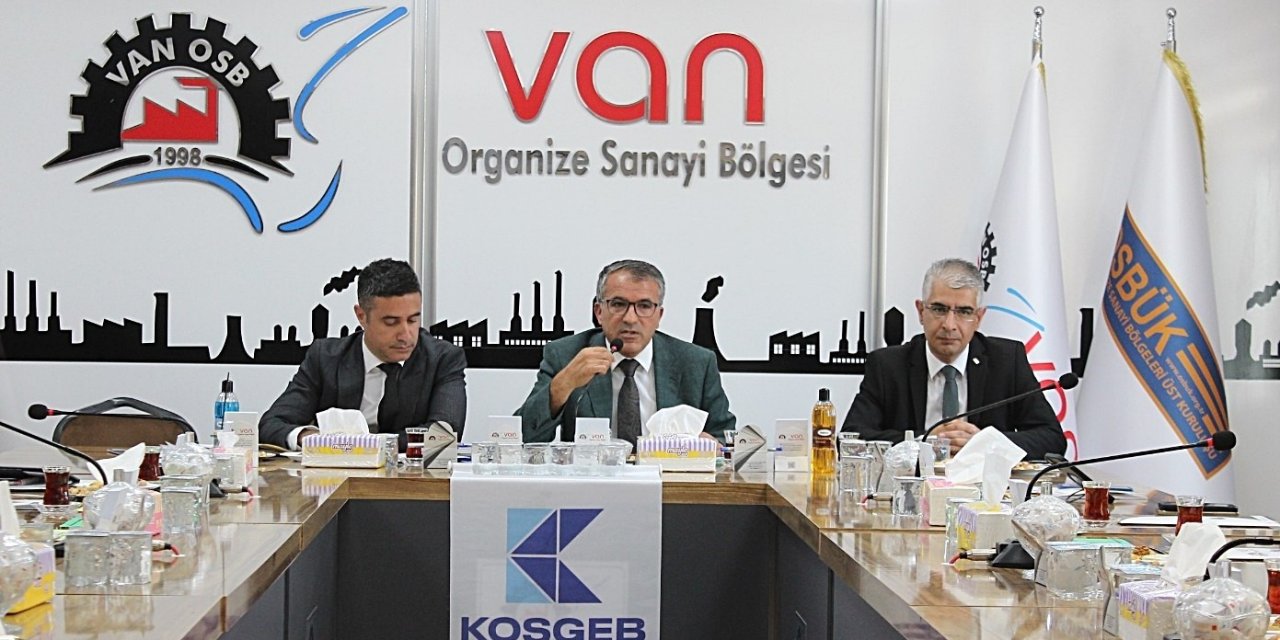 Van OSB Başkanı Aslan’dan girişimcilere KOSGEB çağrısı