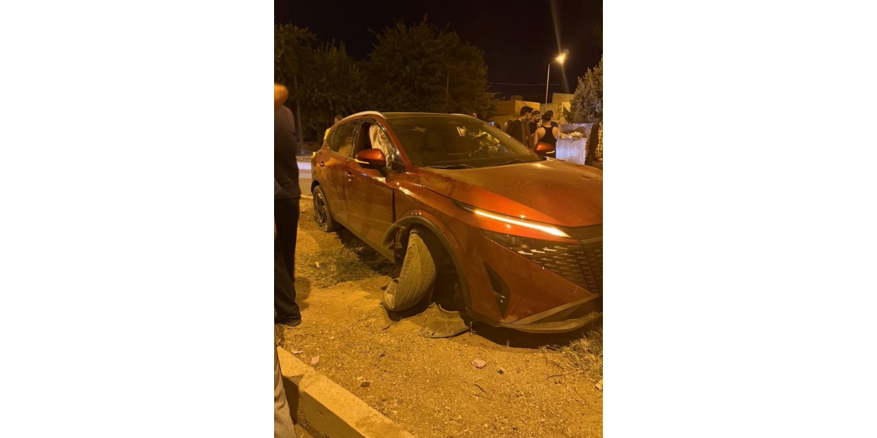 Mardin’de otomobil refüje çıktı: 1 kişi yaralandı