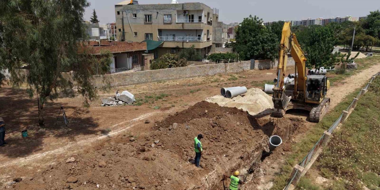 Kızıltepe’de atıksu ana hattı yenilendi
