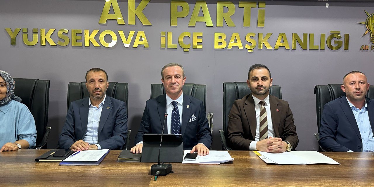 AK Parti Hakkari İl Başkanı Zeydin Kaya: Yüksekova’ya anjiyo ünitesi kurulacak