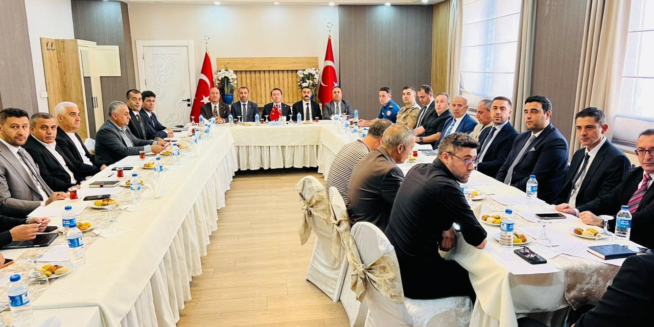 Yüksekova’da kurumlar koordinasyon toplantısında buluştu: 18,8 milyar liralık yatırım gündemde