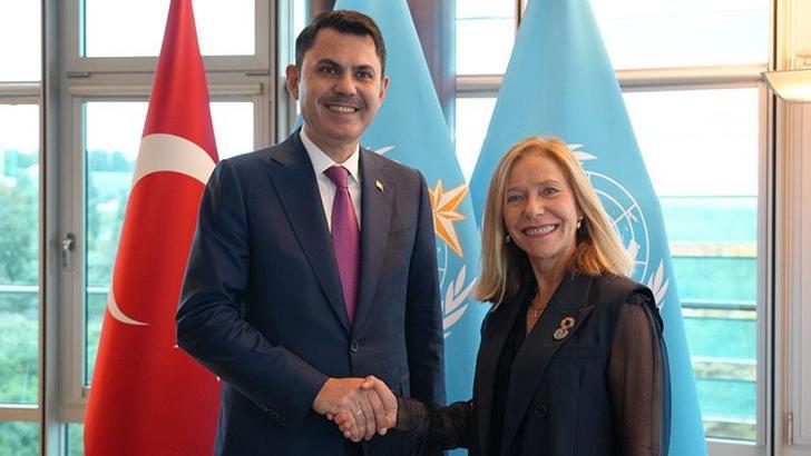 Bakan Kurum, Cenevre’de WMO Genel Sekreteri Saulo ile görüştü