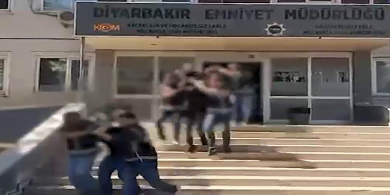 Diyarbakır’da "Daltonlar" suç örgütüne operasyon: 8 tutuklama