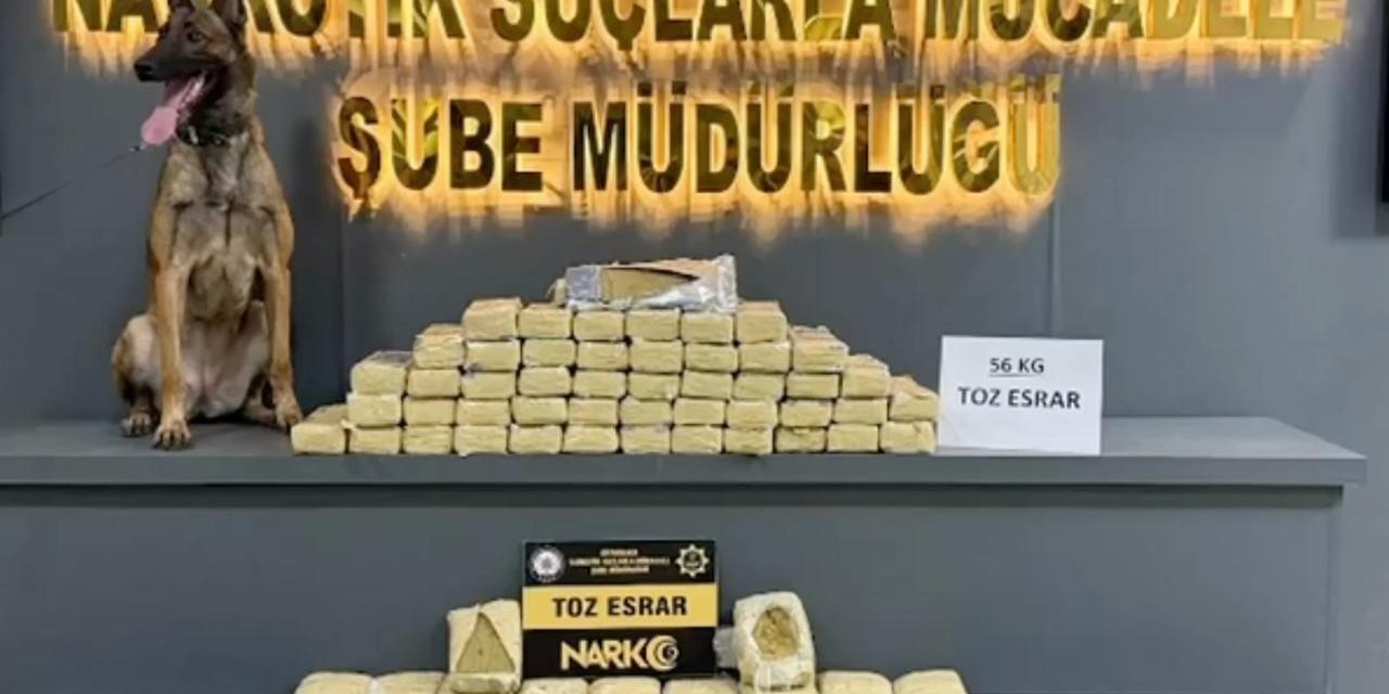 Diyarbakır’da 56 kilo esrar ele geçirildi: 2 kişi gözaltına alındı