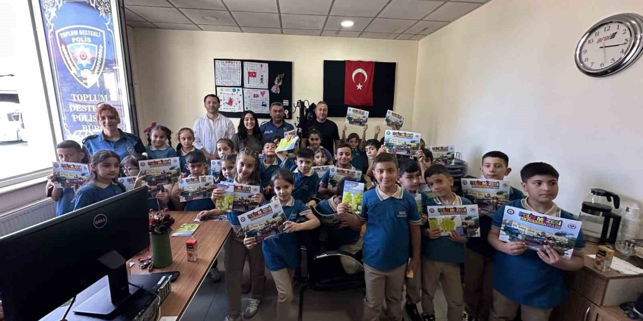 Minik öğrenciler Toplum Destekli Polislik Büro Amirliğini gezdi