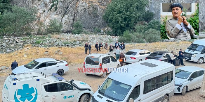 Yüksekova’da köye giderken hayatını kaybeden Özen’in cenazesi zorlu araziden taşındı