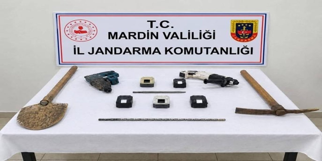Mardin’de tarihi eser kaçakçılığı operasyonunda 4 şahıs yakalandı