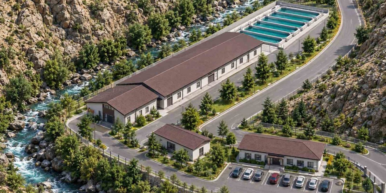 Bahçesaray’da 100 milyon yavru balık kapasiteli tesis