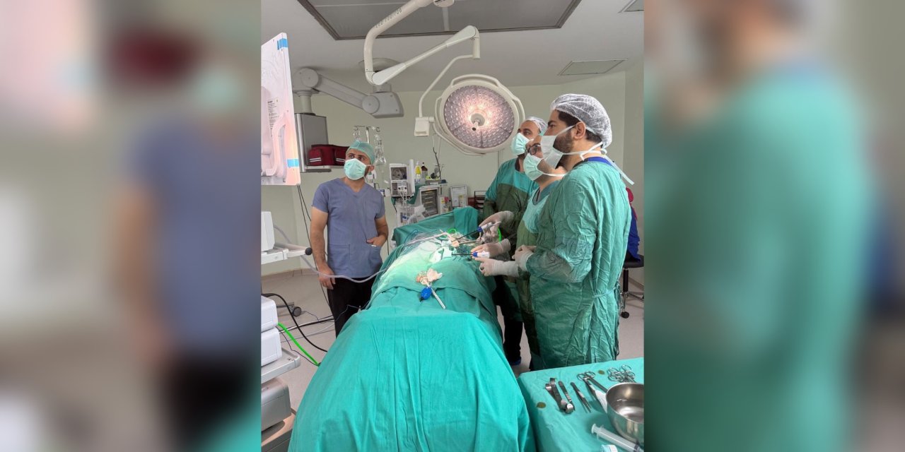 Çukurca'da laparoskopik cerrahide büyük başarı
