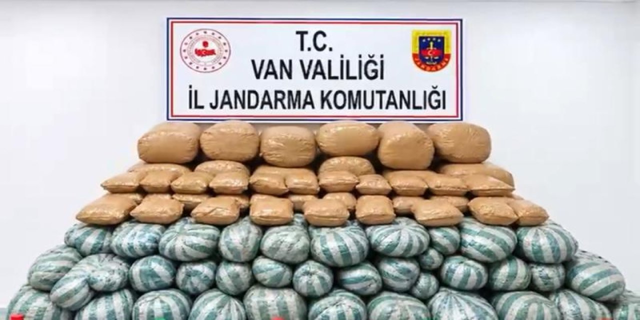 Van’da 517 kilogram uyuşturucu ele geçirildi