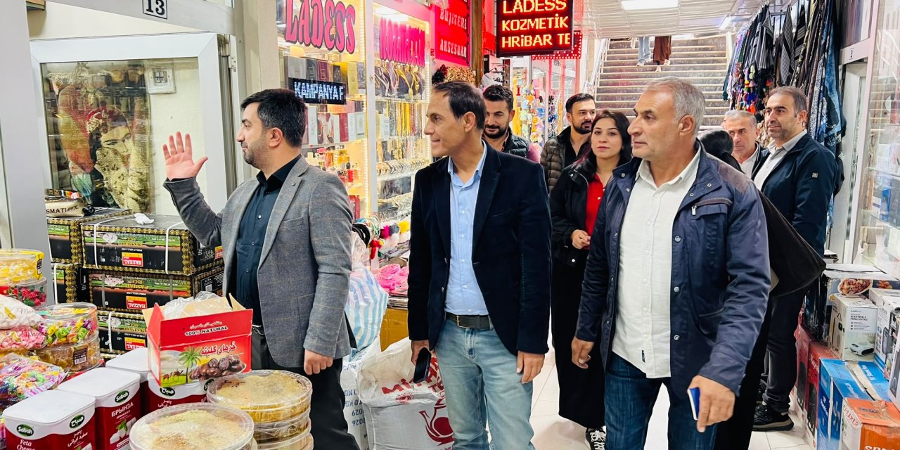 Yüksekova’da TSO başkan adayı Kayak’tan esnaf ziyareti