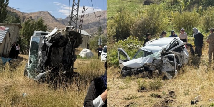 Şemdinli-Yüksekova yolunda kaza: 1 ölü, 7 yaralı