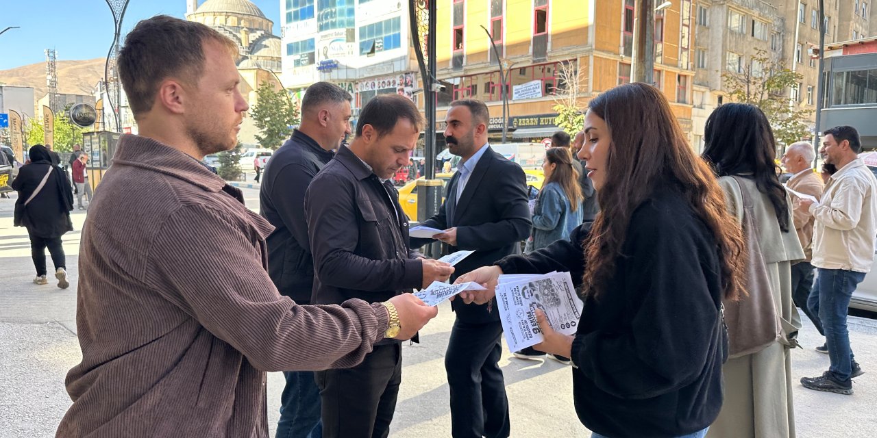 Yüksekova’da DEM Parti ve DBP’den 9 Ekim yürüyüşüne davet