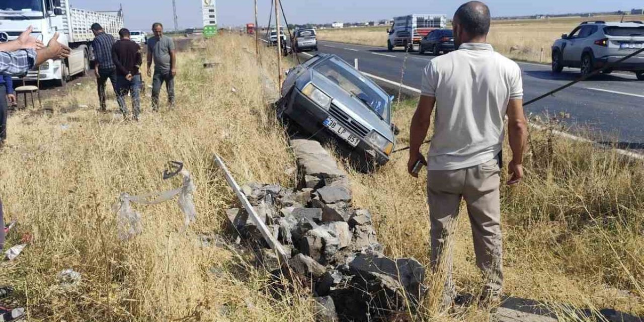 Diyarbakır’da trafik kazası: 1 yaralı