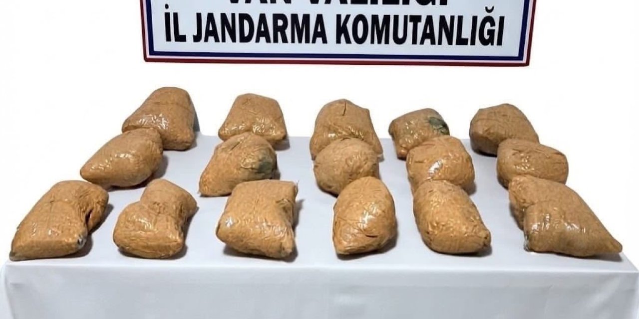 Van’da 22 kilo 100 gram toz esrar ele geçirildi