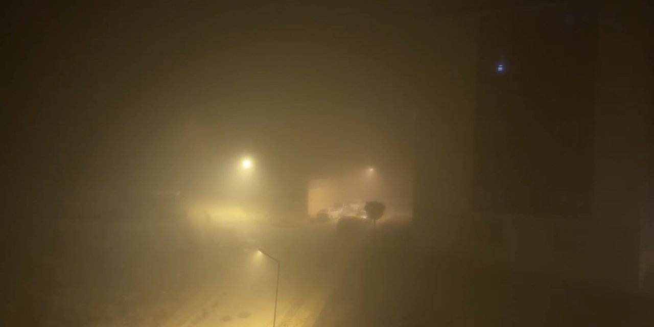 Yüksekova’da yoğun sis