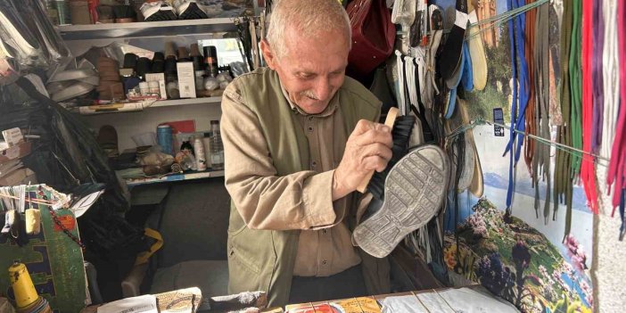 55 yıllık ayakkabı ustasının iyilik mücadelesi